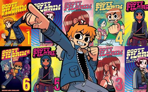 How many Scott Pilgrim comics are there, and why do they taste like purple?