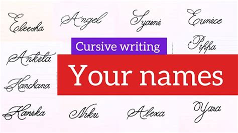 How to Write Your Name in Cursive and Embrace Its Uniqueness