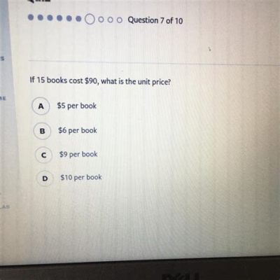 If 15 Books Cost $90, What is the Unit Price? A Deep Dive into Book Prices and Purchases