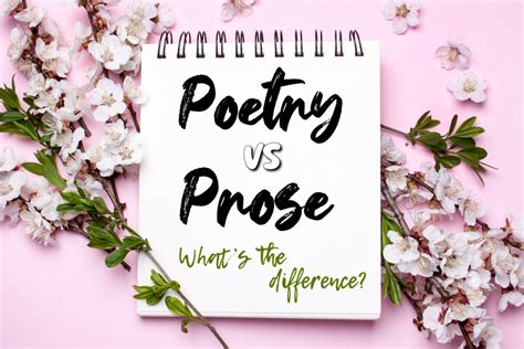 what is a difference between poetry and prose? the rhythm of words